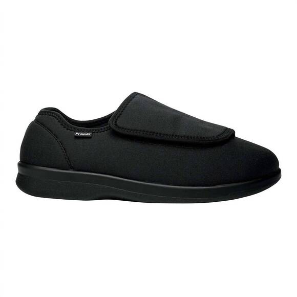 NEW PROPET men\'s cush n foot slippers in black